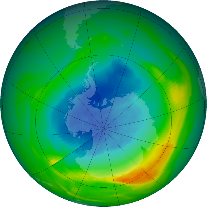 Ozone Map 1980-10-17